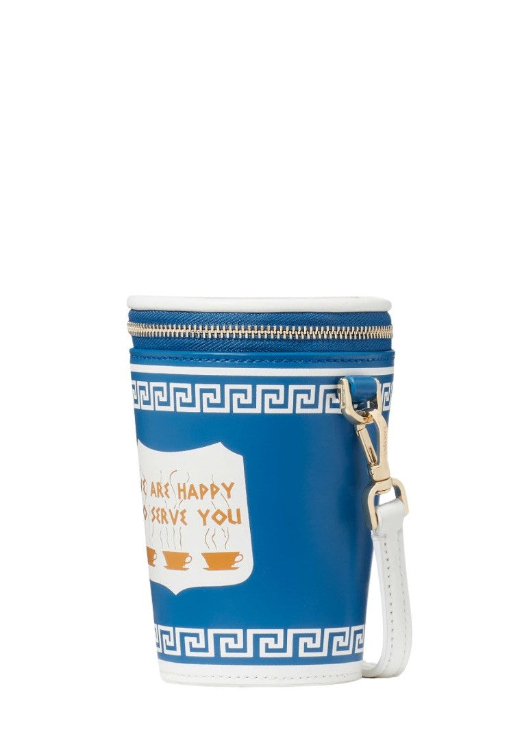 Coffee Break 3d Crossbody Blue Multicolor