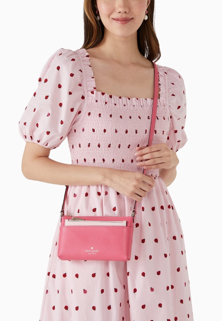 Sadie Crossbody Set Tropical Pink