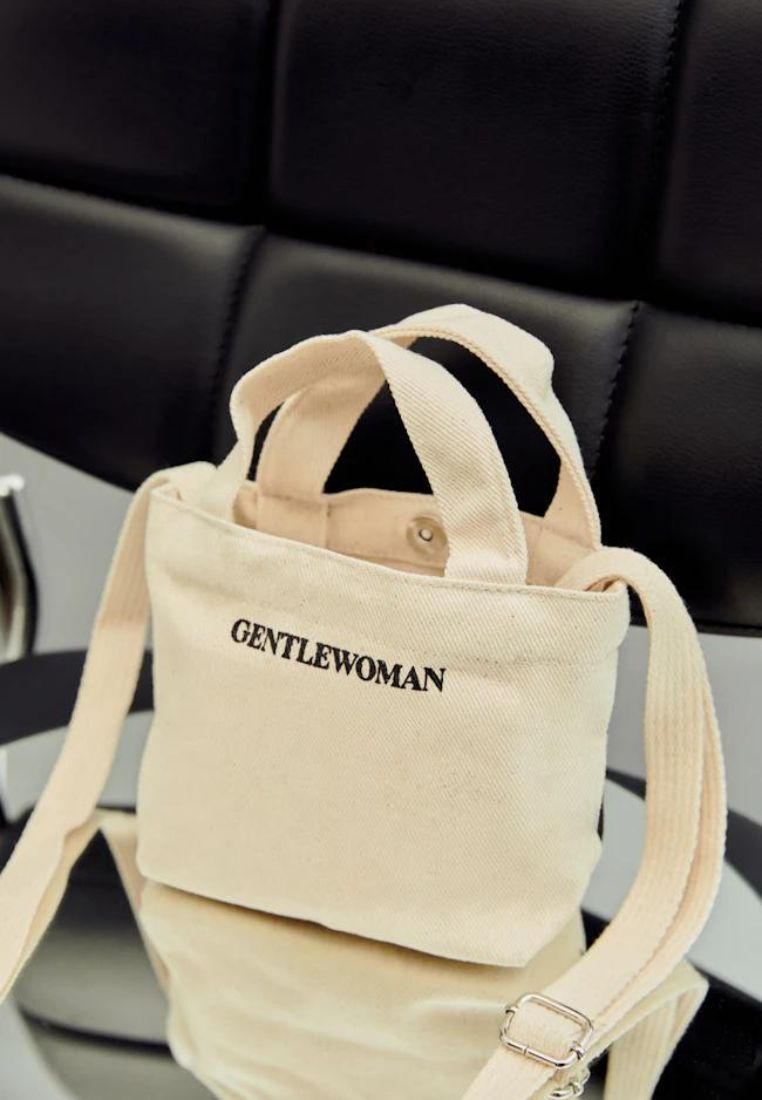 MICRO Canvas Tote Cream