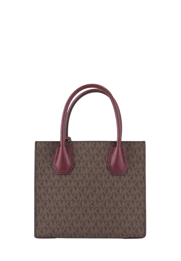 Mercer Medium Messenger in Signature Merlot