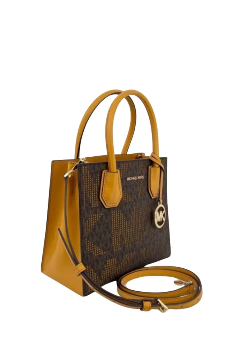 Mercer Medium Messenger in Signature Marigold