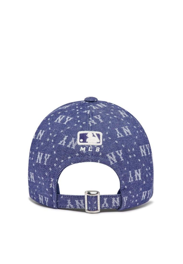 Denim Dia MONOGRAM Structured Ball Cap NEW YORK YANKEES navy
