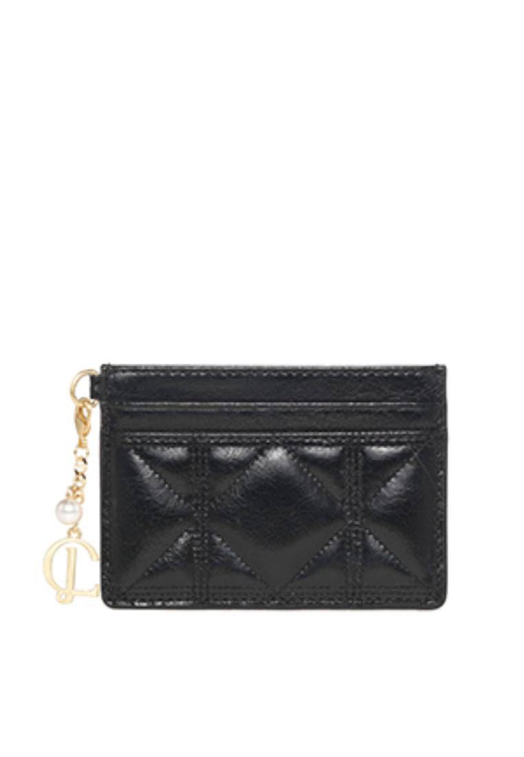 Babe Quilting Card Wallet Black