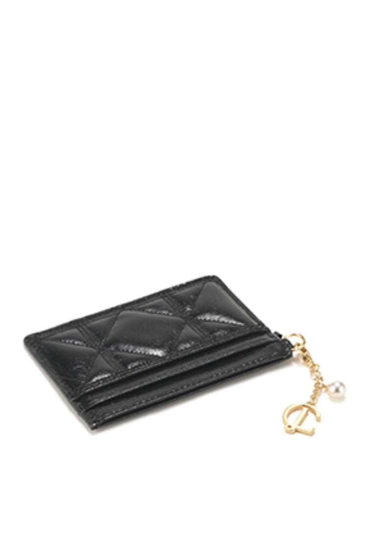 Babe Quilting Card Wallet Black