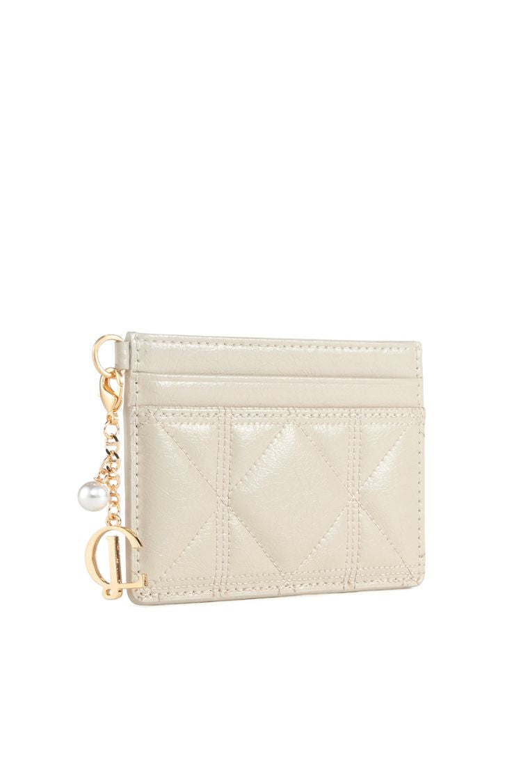 Babe Quilting Card Wallet Ivory