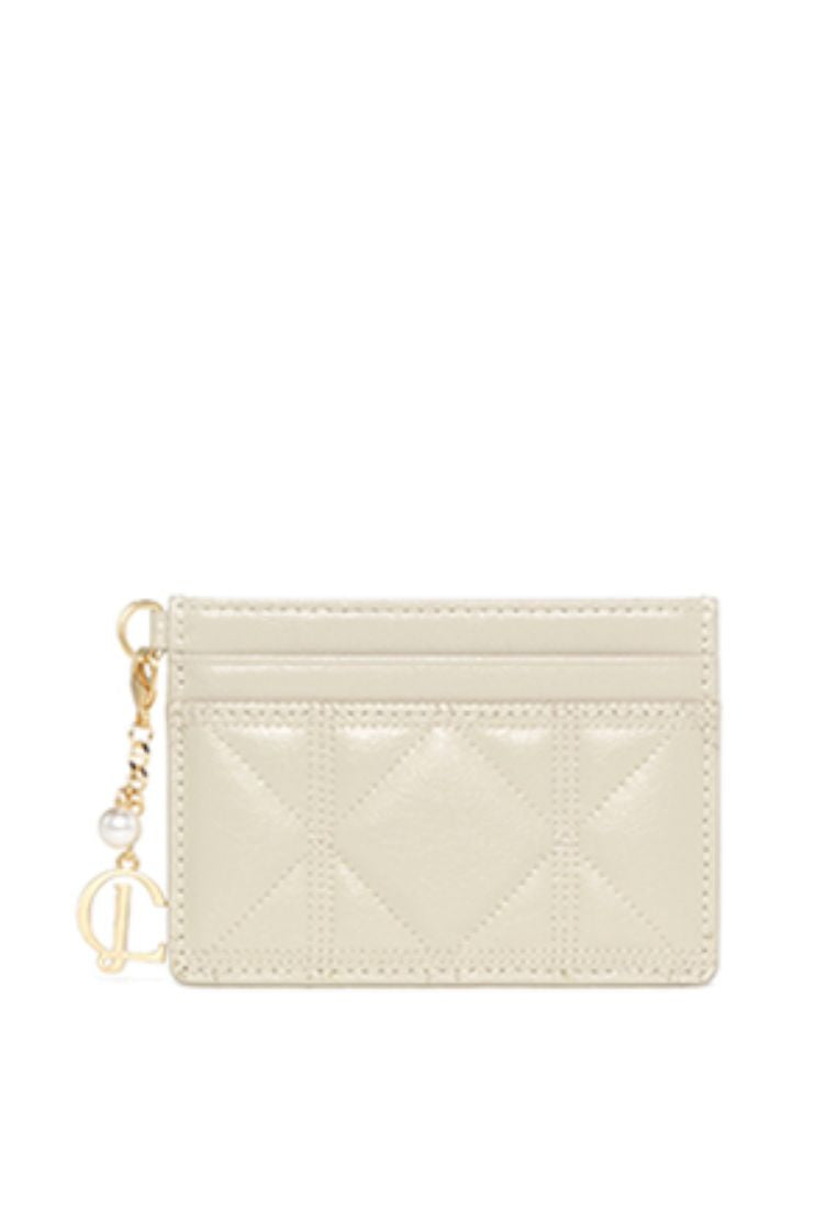 Babe Quilting Card Wallet Ivory