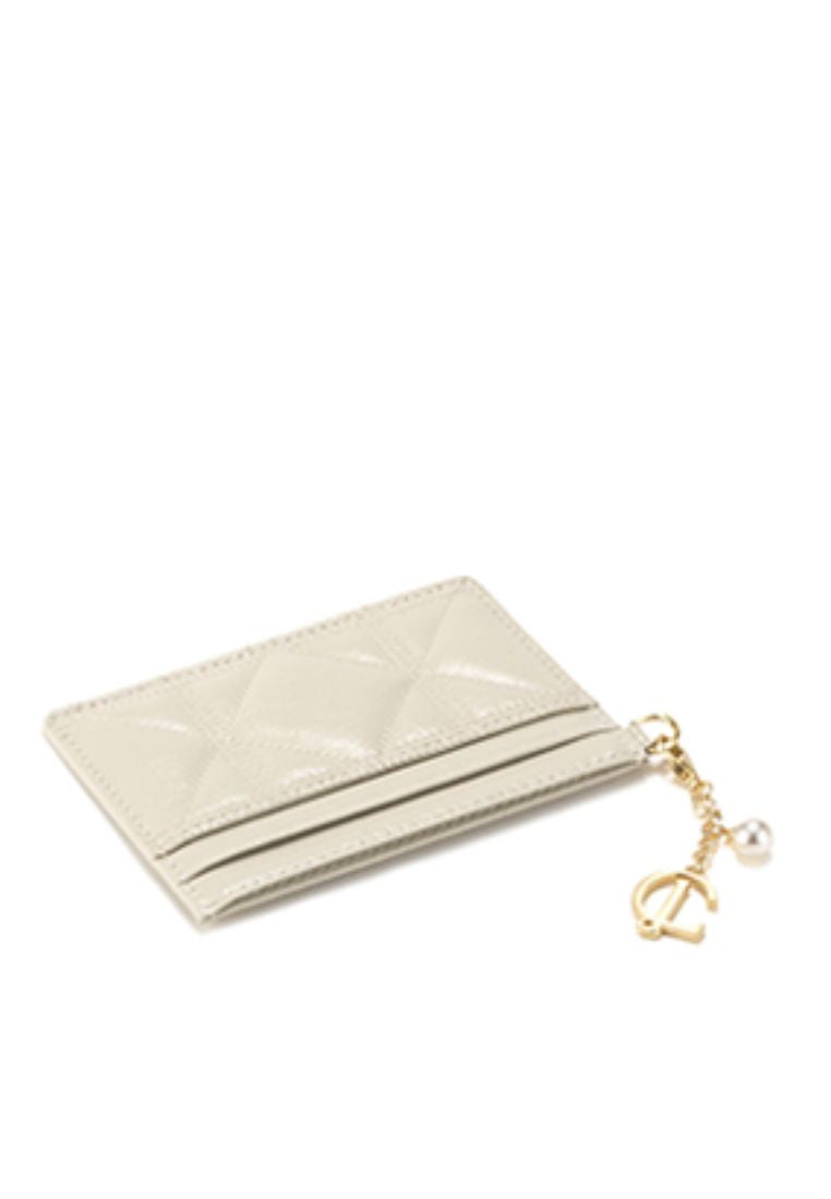 Babe Quilting Card Wallet Ivory