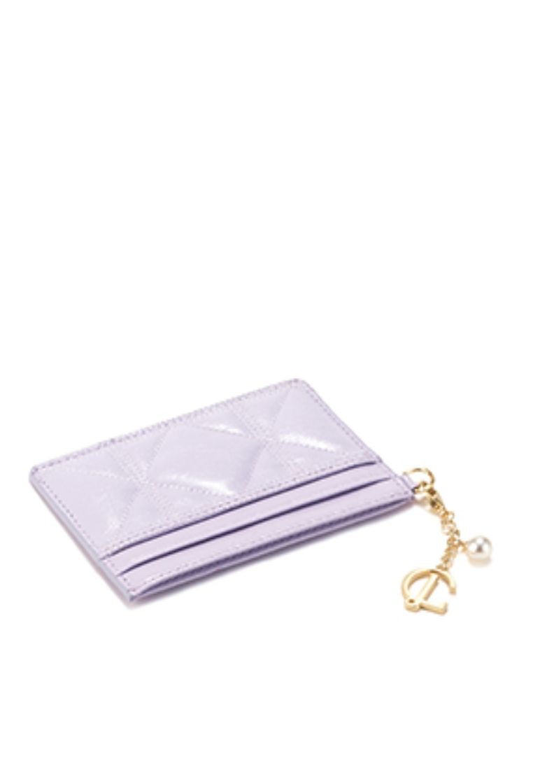 Babe Quilting Card Wallet Lavender