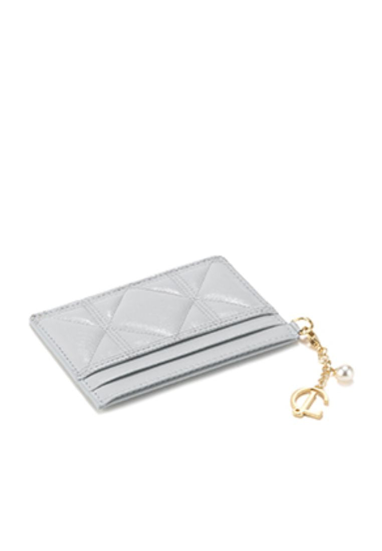 Babe Quilting Card Wallet Sky Grey