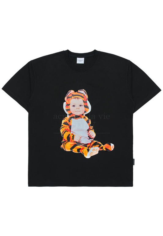Baby Tiger Short Sleeve T-Shirt Black