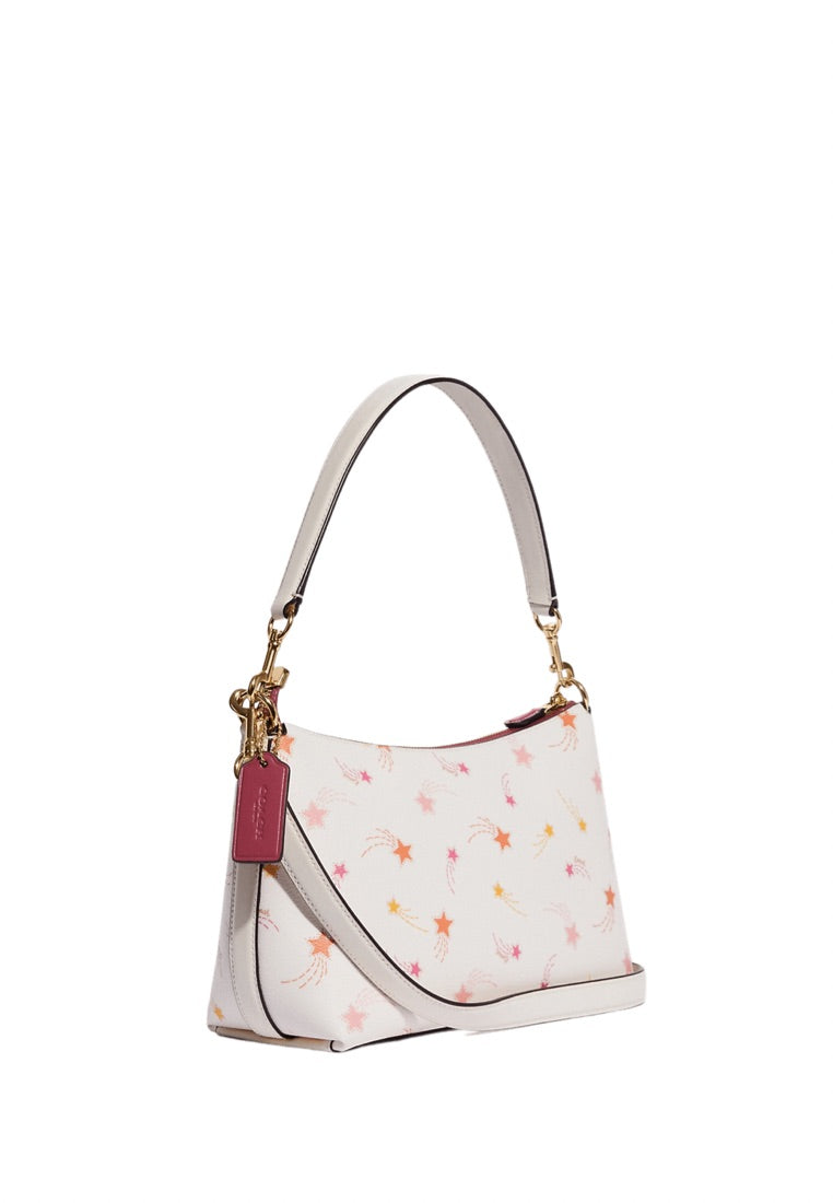 Clara Shoulder Bag With Shooting Star Print Chalk Multi