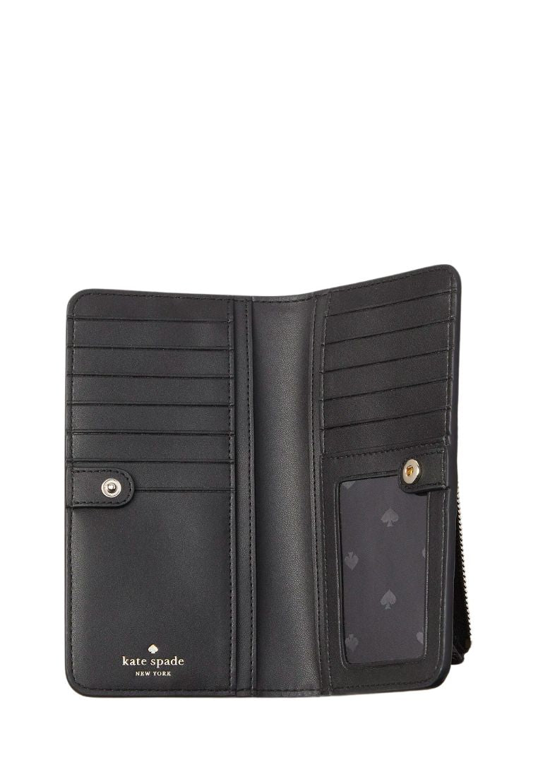 Bailey Large Slim Bifold Wallet Black