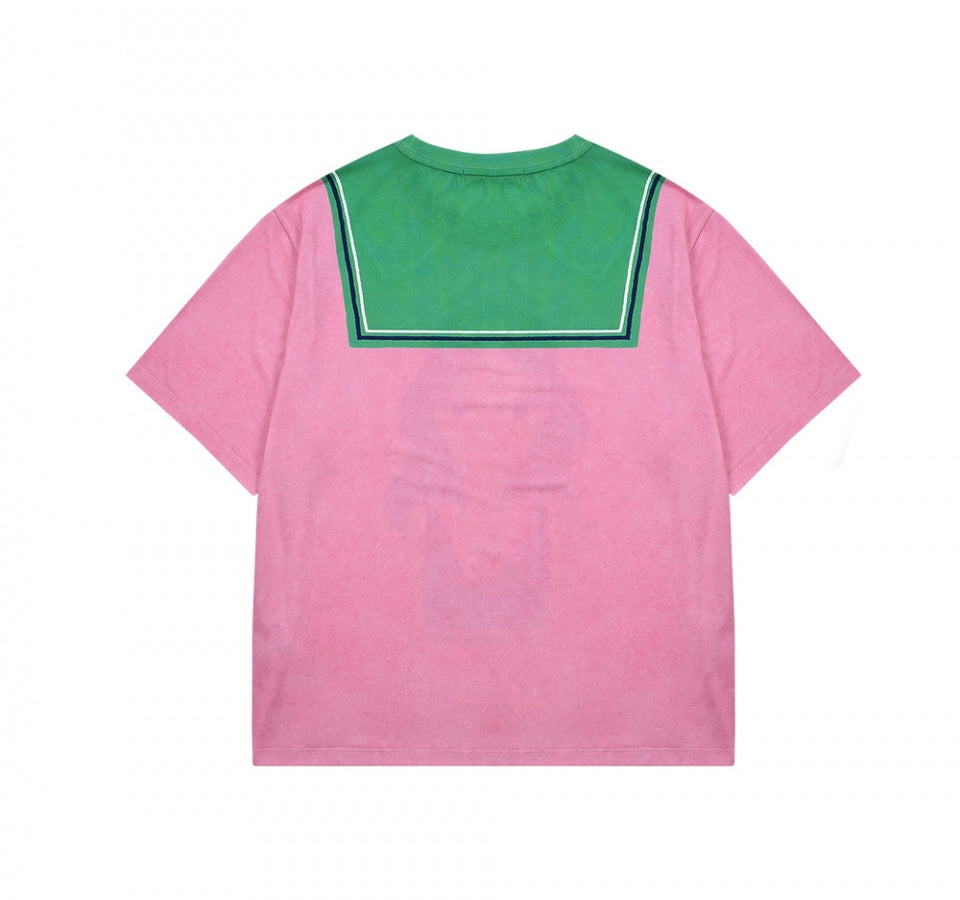 Fake Collar T-Shirt F Luna