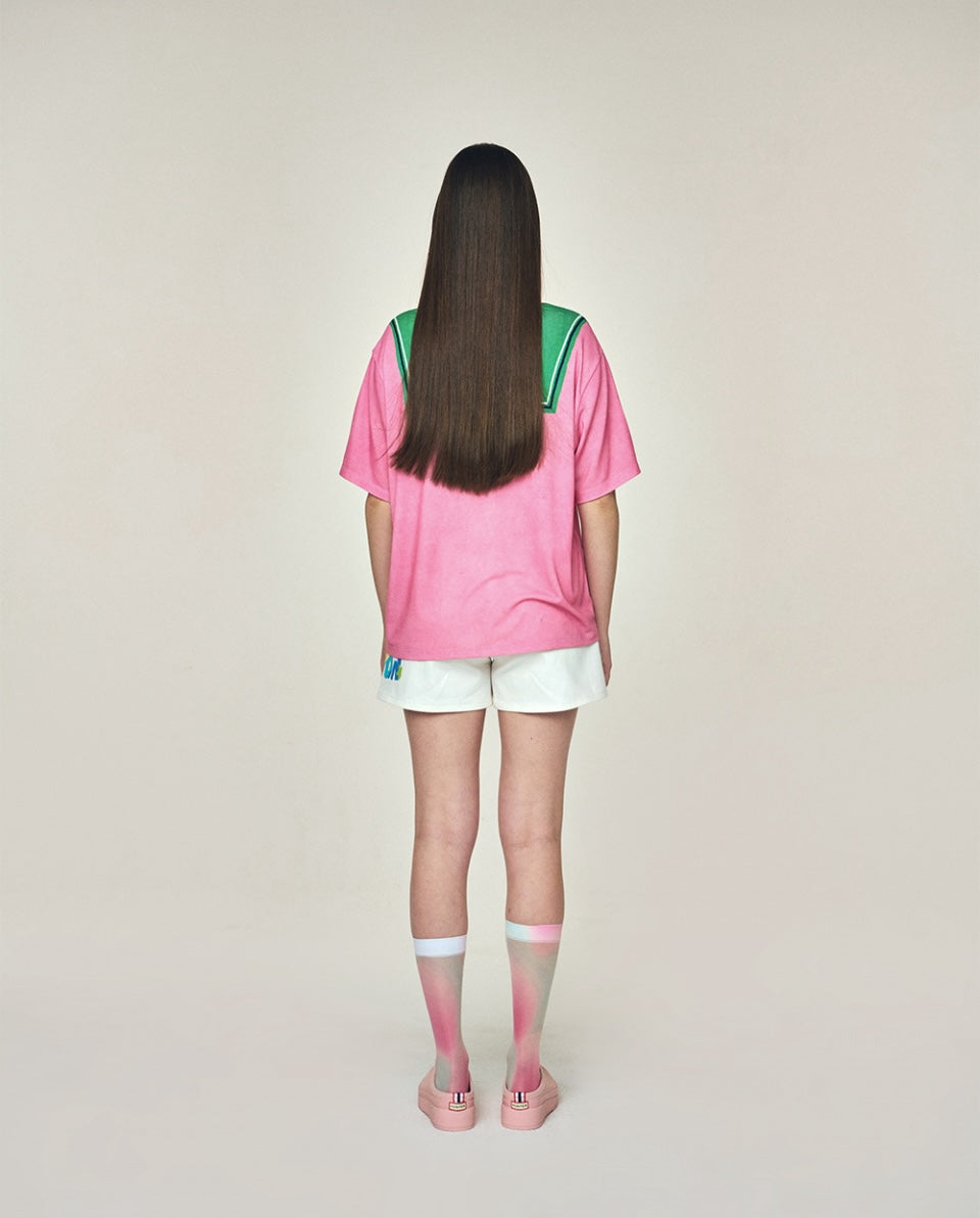 Fake Collar T-Shirt F Luna