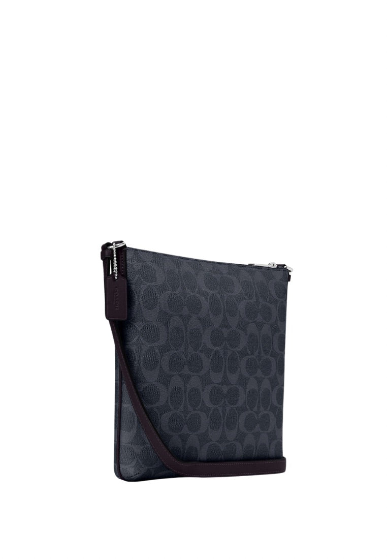 Rowan File Bag In Signature Canvas Denim Midnight Navy