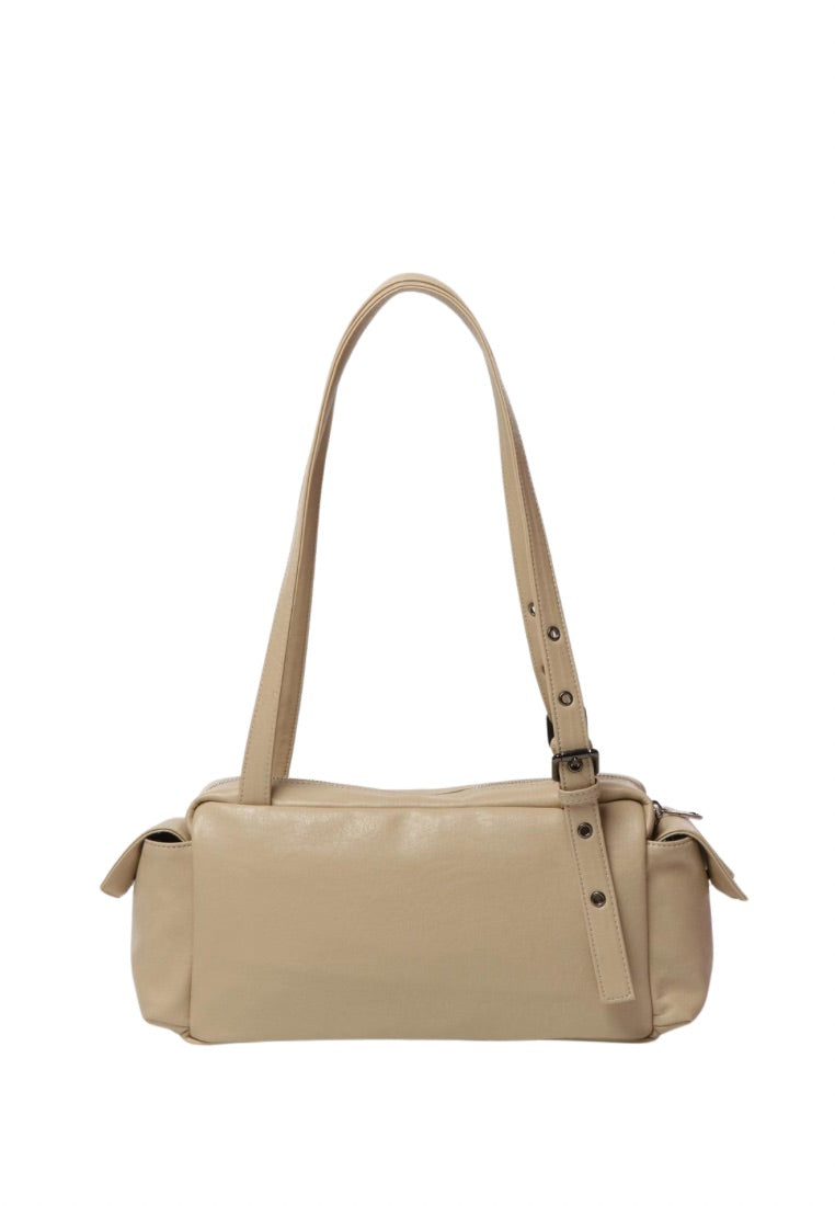 Pocket Utility Bag M Nappa Milktea