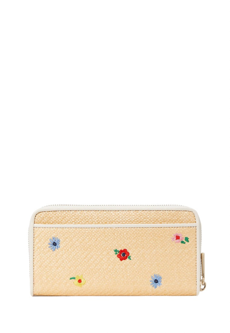 Large Continental Wallet Garden Bouquet Multi