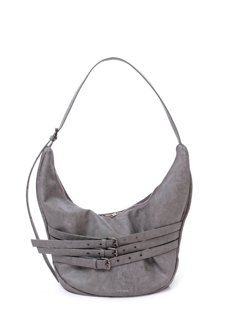 Belt Apple Sling Bag L Brushed Gray