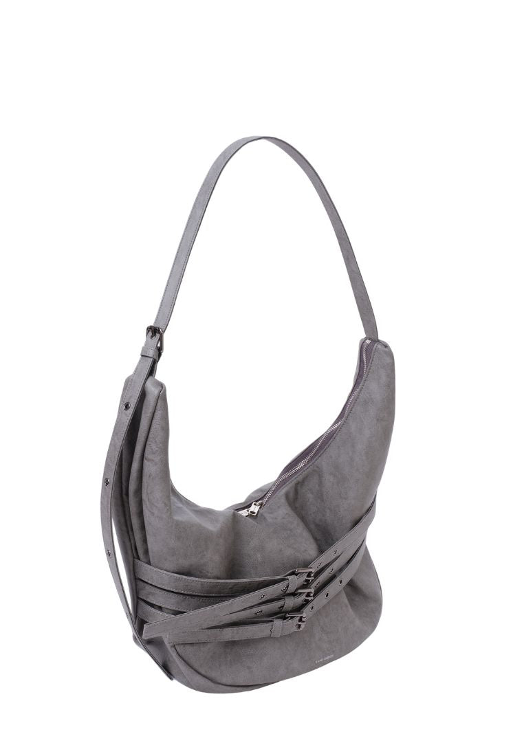 Belt Apple Sling Bag L Brushed Gray