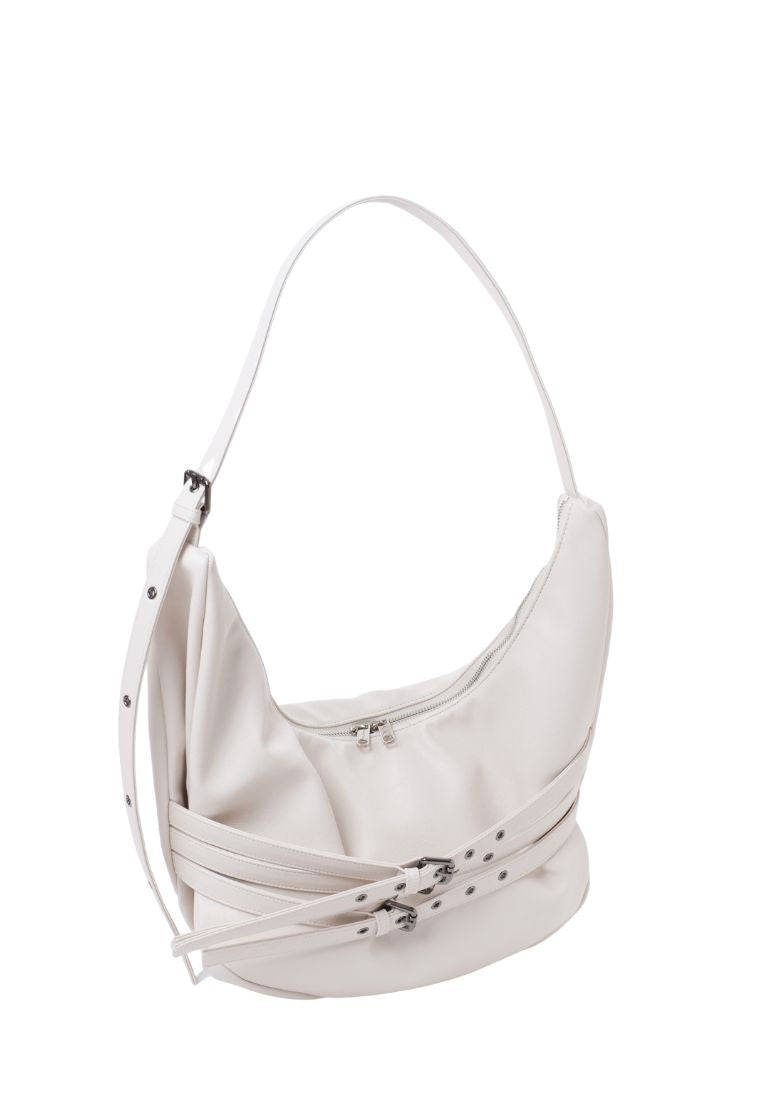Belt Apple Sling Bag L Nappa Ivory