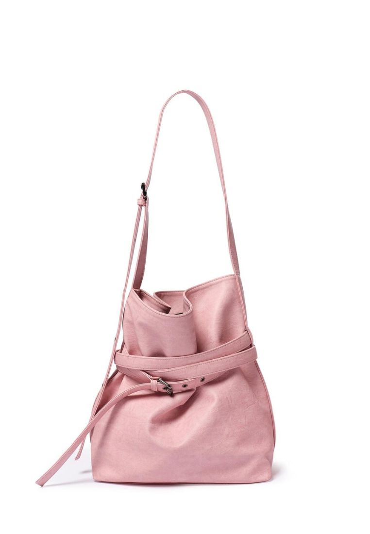 Belt Bucket Bag M Brushed Pink