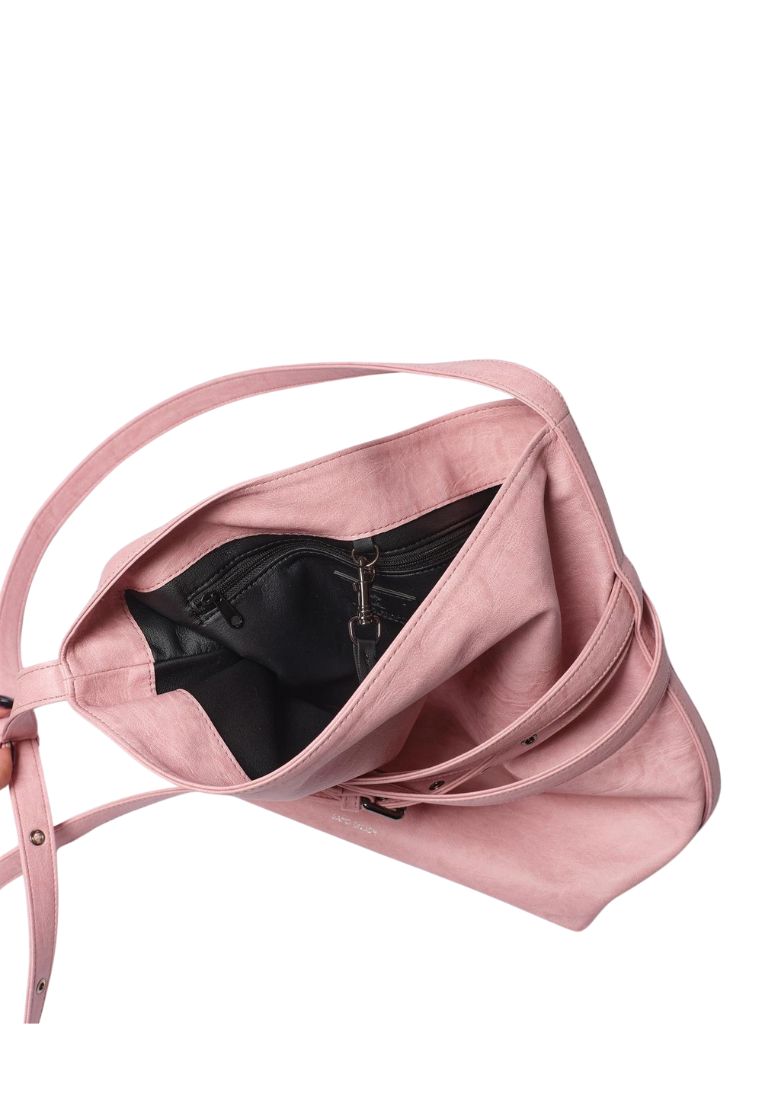 Belt Bucket Bag M Brushed Pink