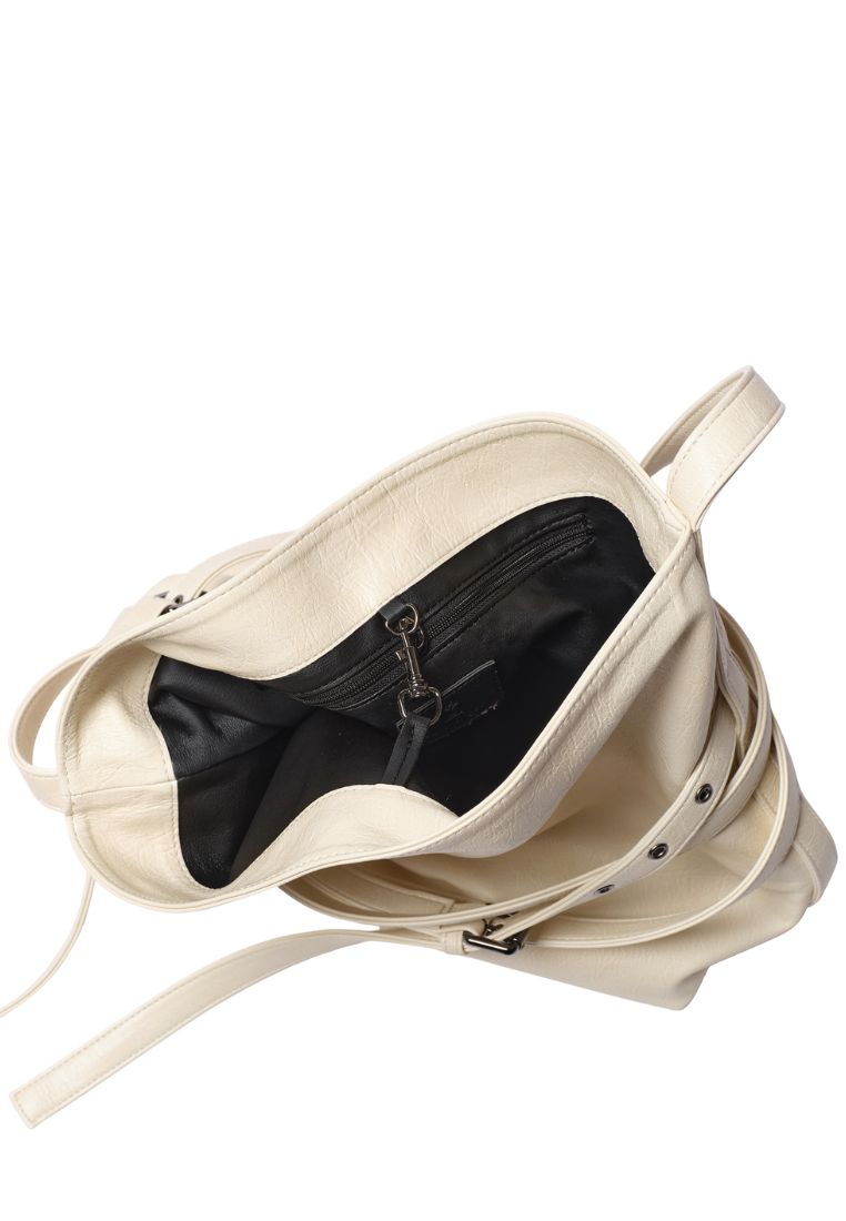 Belt Bucket Bag M Savage Cream