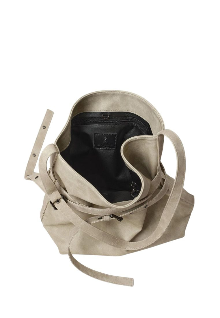 Belt Bucket Bag M Vintage Ivory