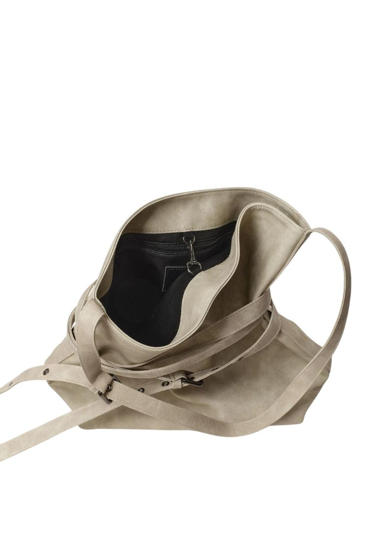 Belt Bucket Bag M Vintage Ivory