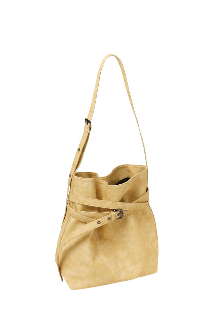 Belt Bucket Bag M Vintage Lemon