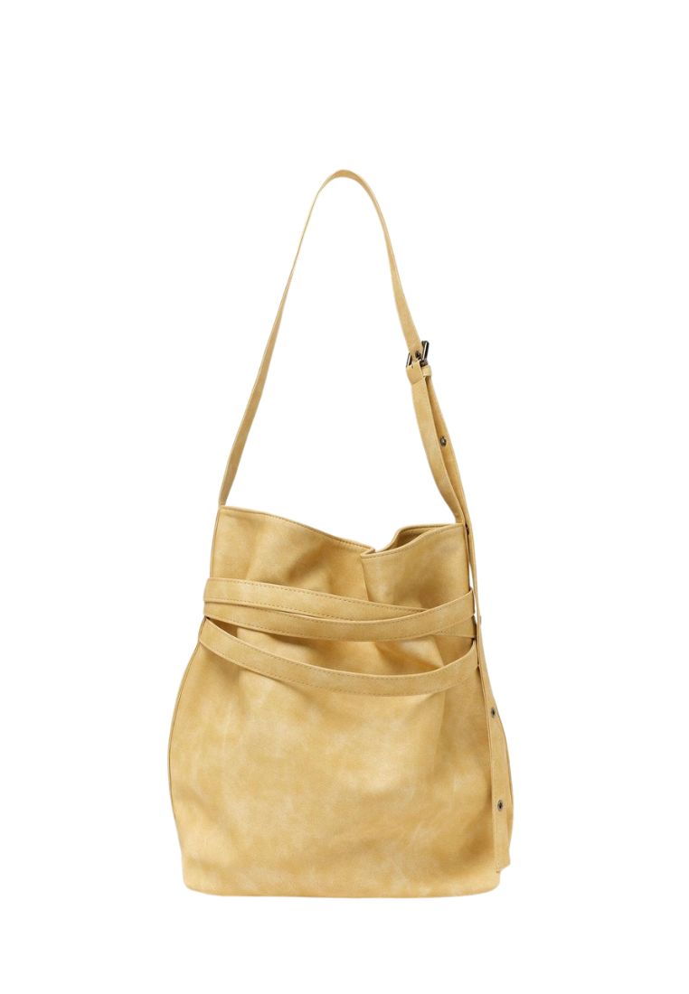 Belt Bucket Bag M Vintage Lemon