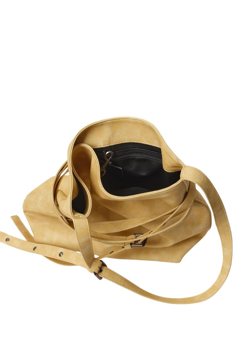 Belt Bucket Bag M Vintage Lemon