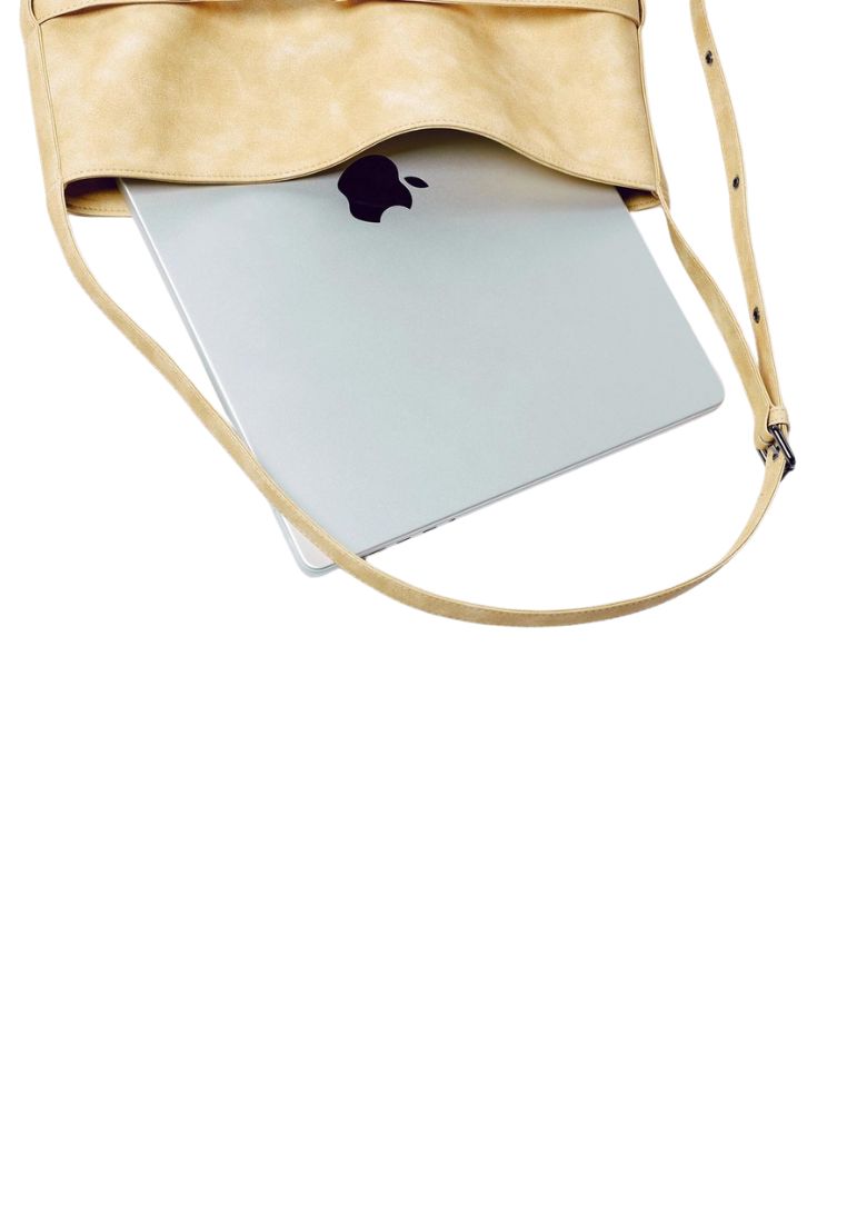 Belt Bucket Bag M Vintage Lemon