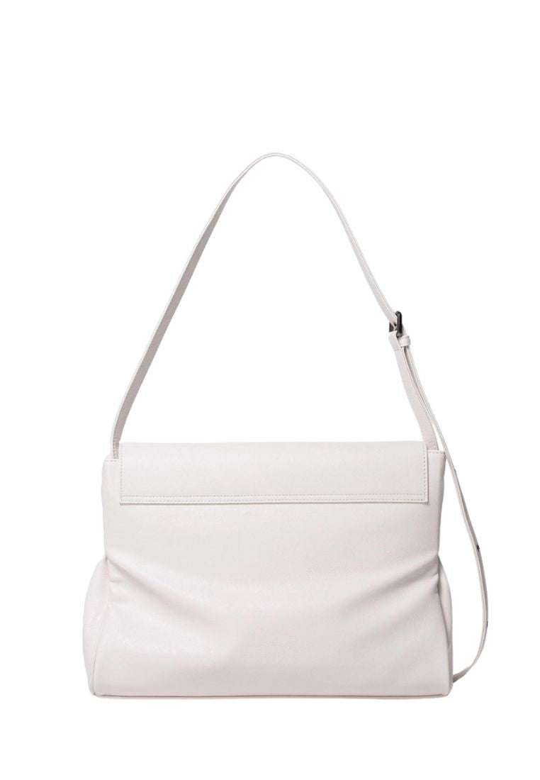 Belt Flap Bag M Nappa Ivory