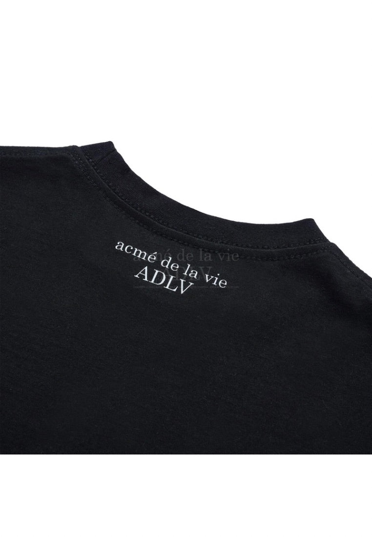 The Powerpuff Girls x Acmedelavie Crayon Artwork Crop T-Shirts Black