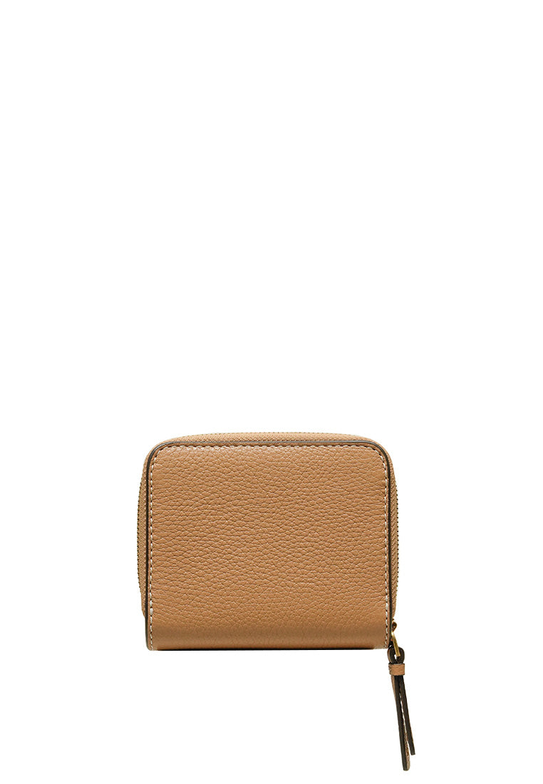 Thea Bifold Leather Wallet in Tiramisu