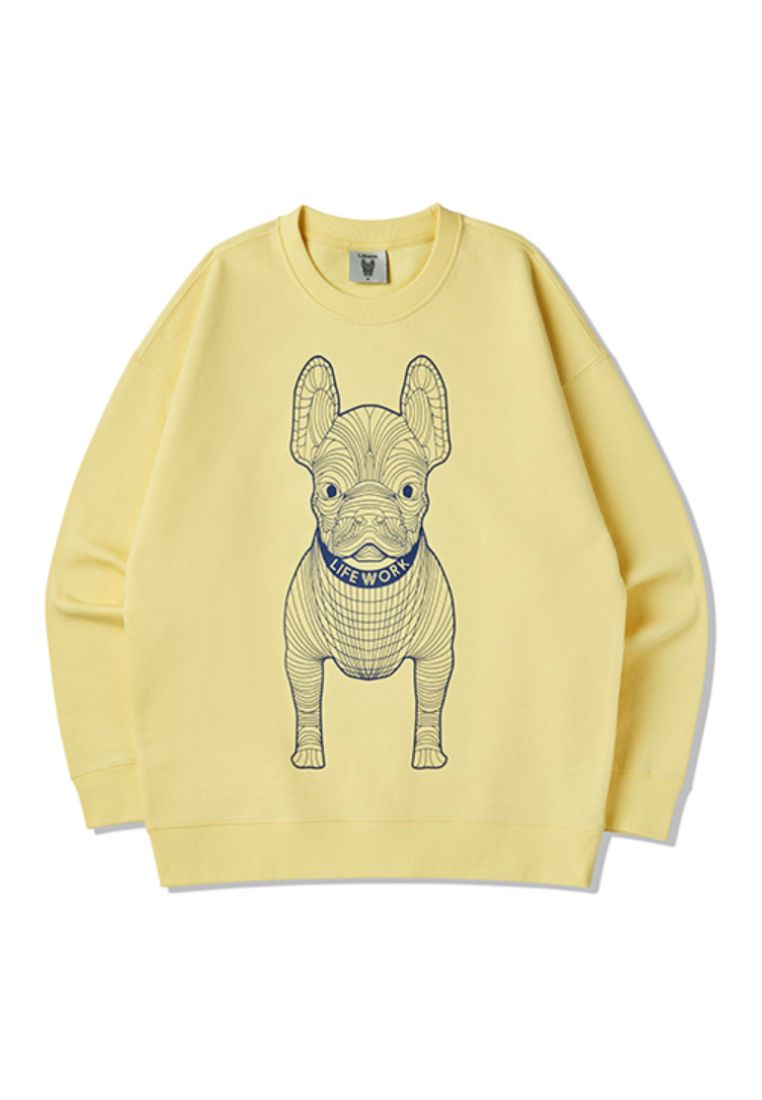 Big Radog Sweatshirt Yellow