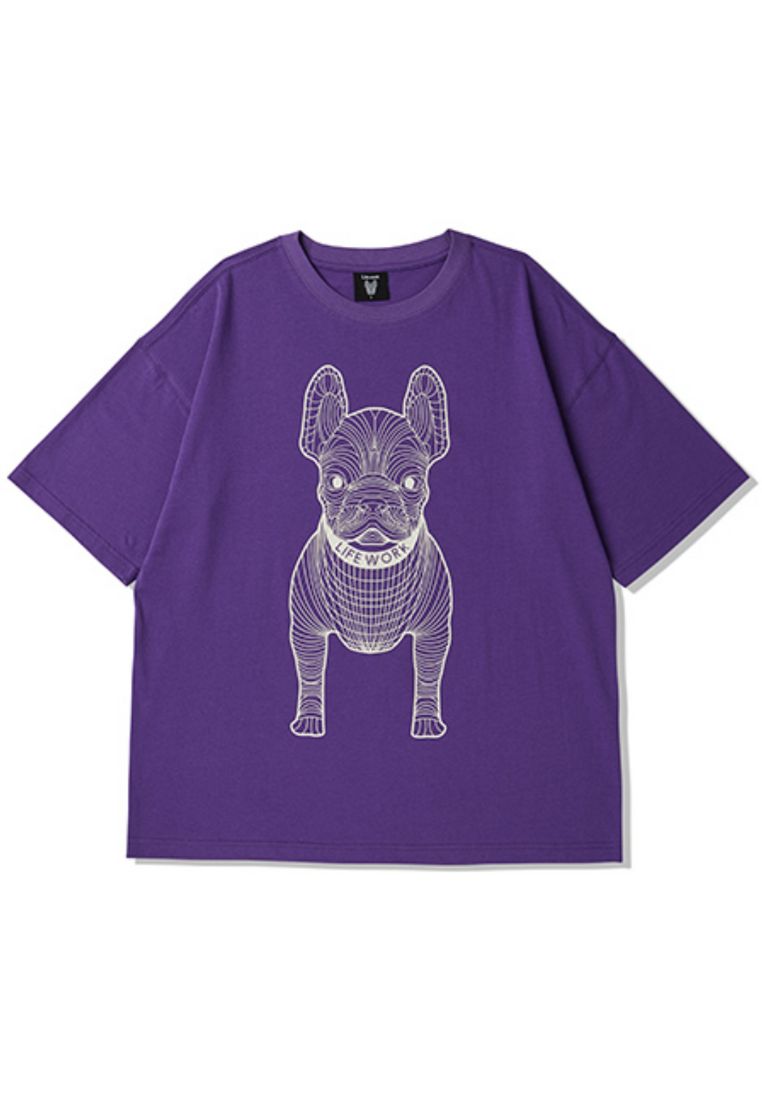 Big Radog T-Shirt Deep Purple