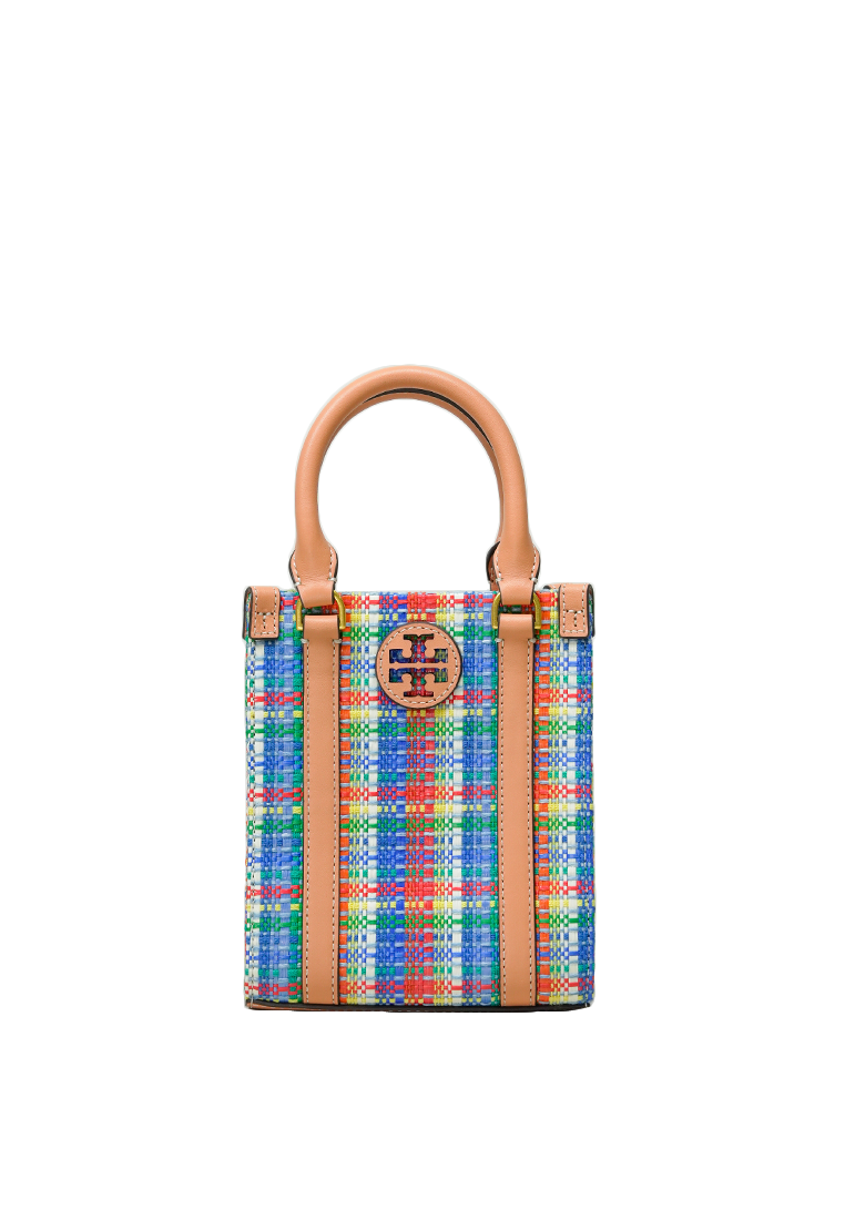 Blake Plaid Mini Shopper Tory Navy Multi