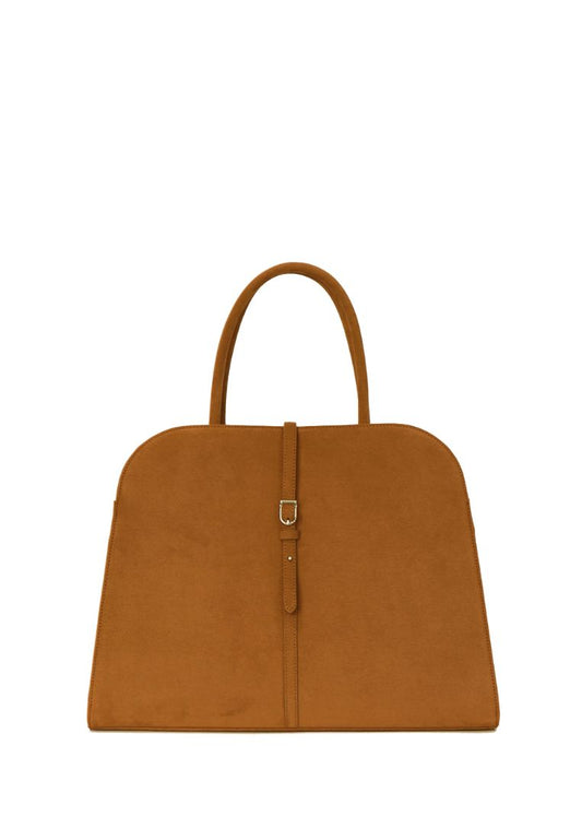 Blanc Large Suede Camel