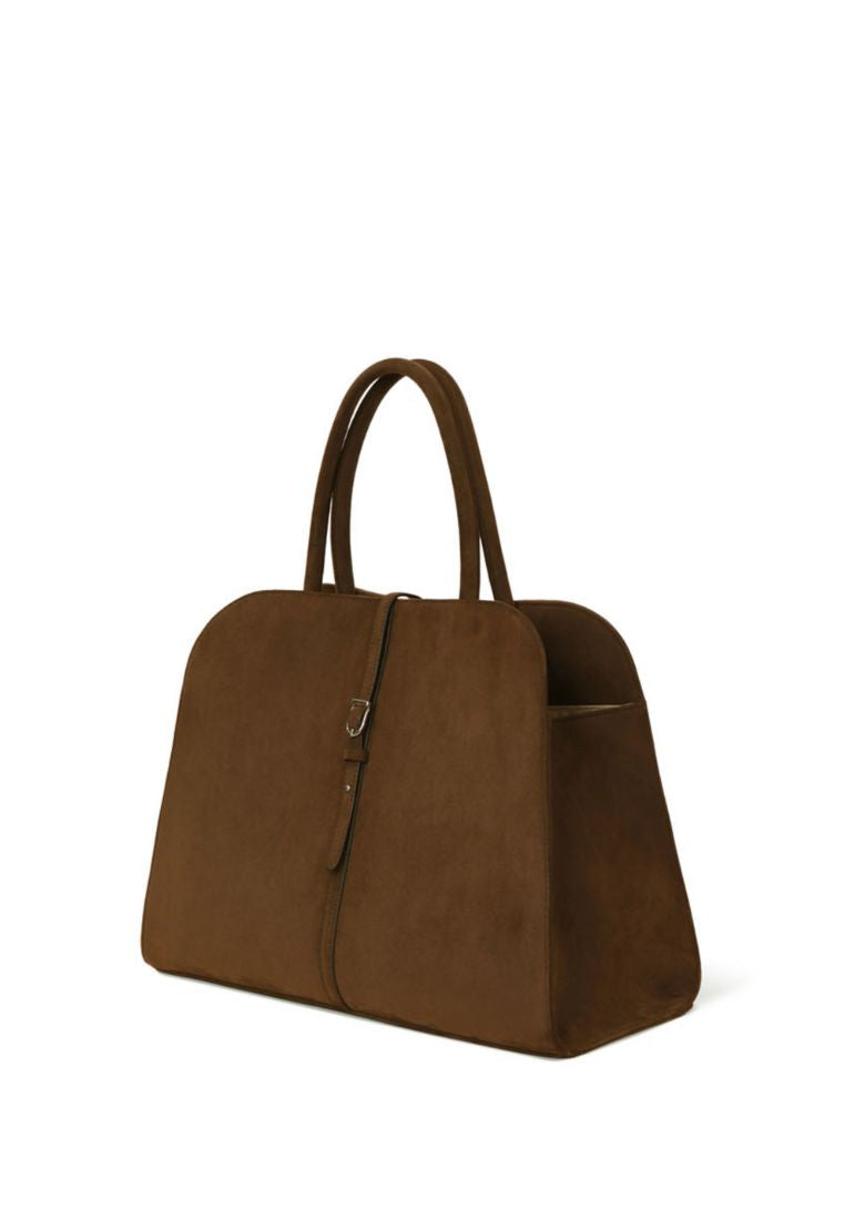 Blanc Large Suede Choco Brown