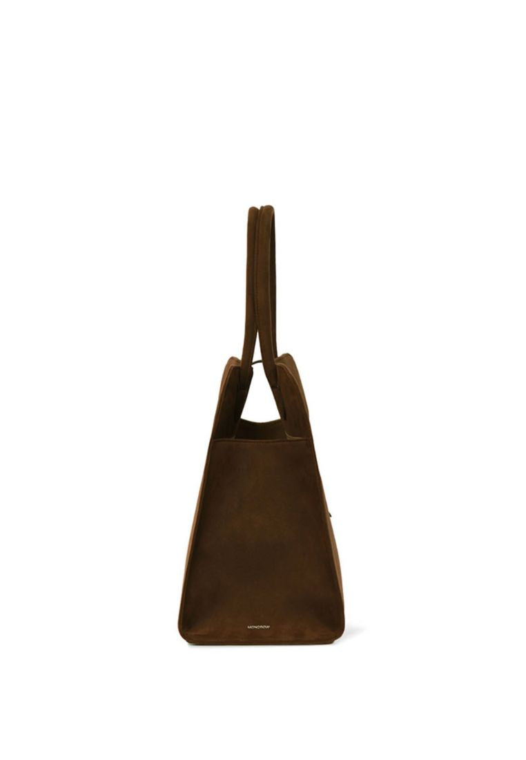 Blanc Large Suede Choco Brown