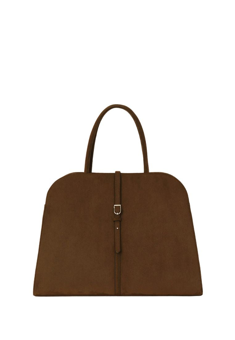 Blanc Large Suede Choco Brown