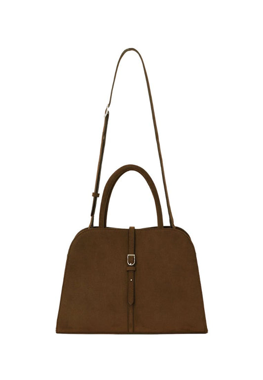 Blanc Medium Suede Choco Brown