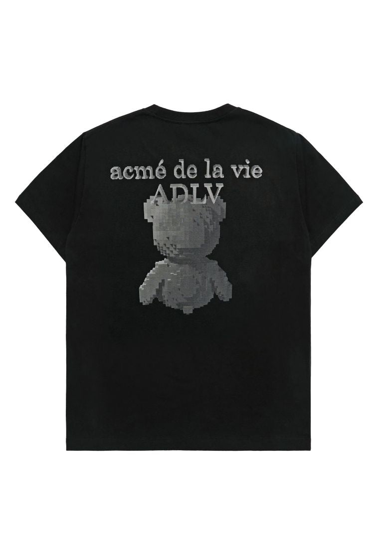 Block Bear Short Sleeve T-Shirt Black