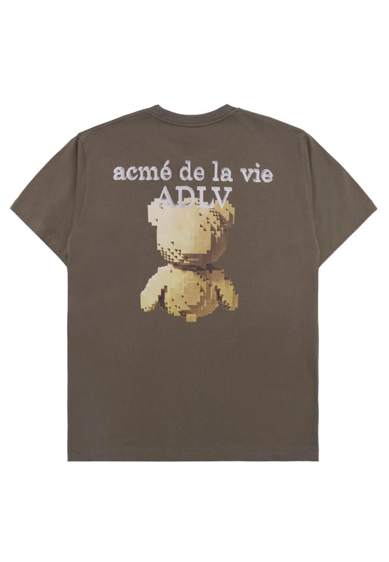 Block Bear Short Sleeve T-Shirt Cocoa