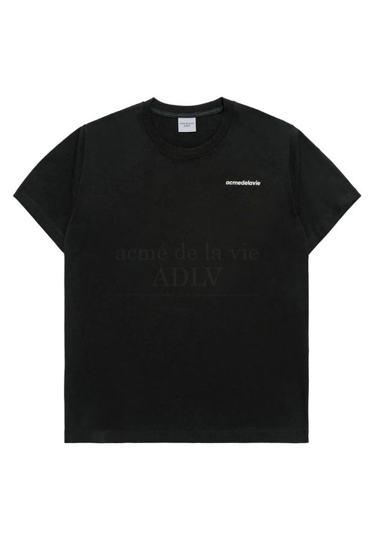 Bold Font Logo Short Sleeve T-Shirt Black