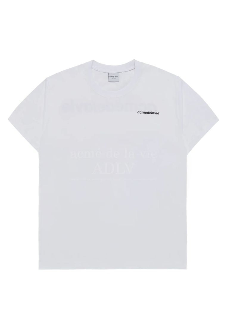 Bold Font Logo Short Sleeve T-Shirt White