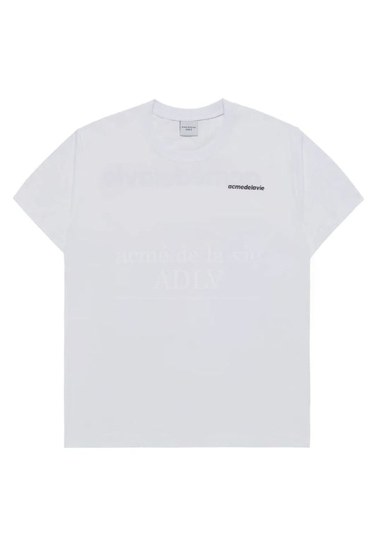 Bold Font Logo Short Sleeve T-Shirt White