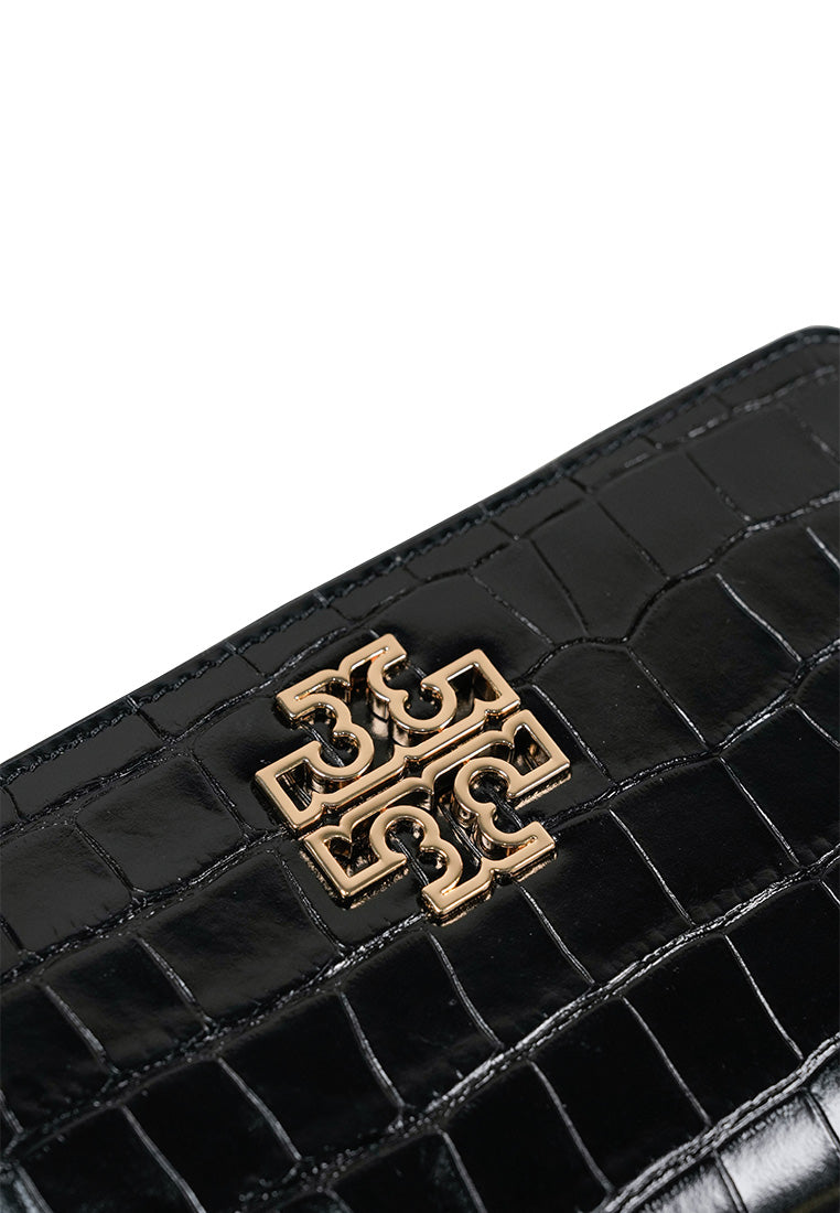 Britten Embossed Zip Continental Black